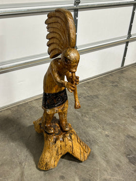 Kokopelli with Flute Carving