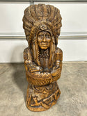 Indian Headdress Full Bust Carving(HOLD FOR J.ROBERTS)