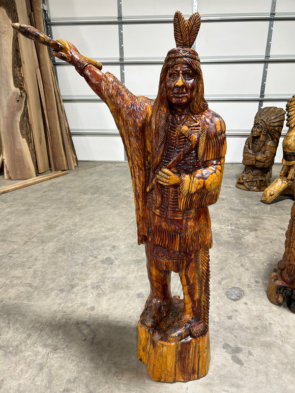 Indian Full Body Swinging Axe Carving