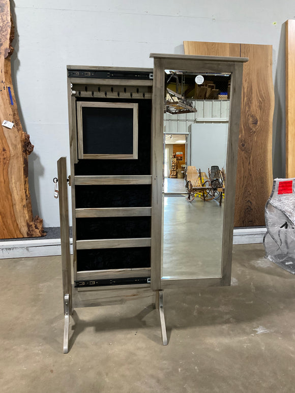 Jewelry Cabinet - BelAir Wormy Maple