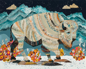 Dolan Geiman - Art Print | Buffalo Wall Art | Big Spirit (Midnight) 16 x 20