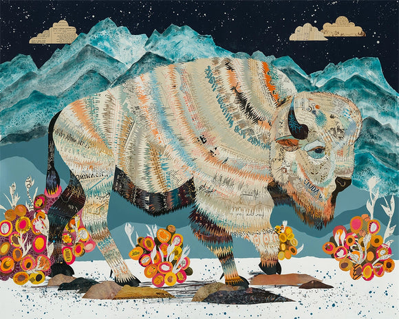Dolan Geiman - Art Print | Buffalo Wall Art | Big Spirit (Midnight) 16 x 20