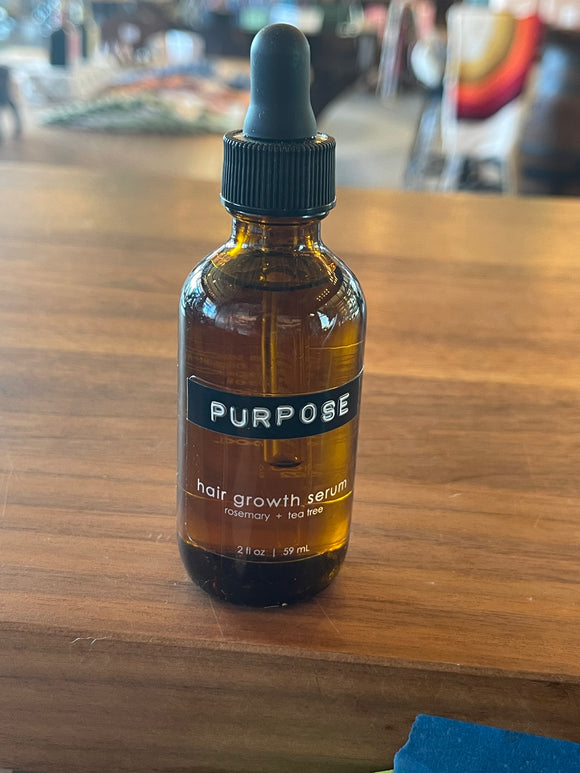 Purpose - hair growth serum - rosemary + tea tree