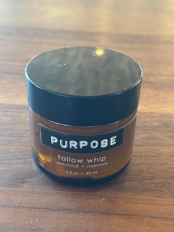 Purpose tallow whip - patchouli + rosemary