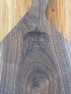 Big Acorn Walnut paddle tray - 0