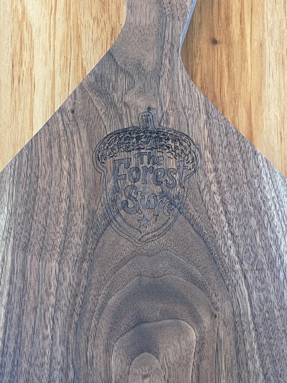 Big Acorn Walnut paddle tray