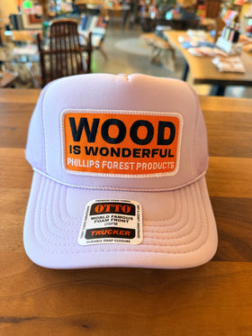 Wood is Wonderful Lavender Hat