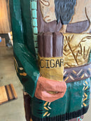 painted wooden indian