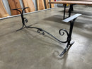 Wrought Iron Amarillo Dining Table Base-3