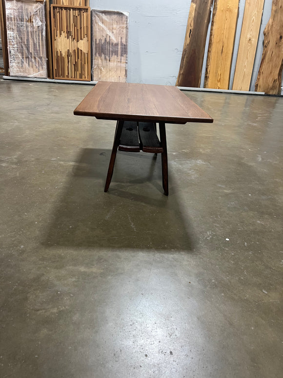 Rectangular Quartersawn White Oak Flat Top Coffee Table