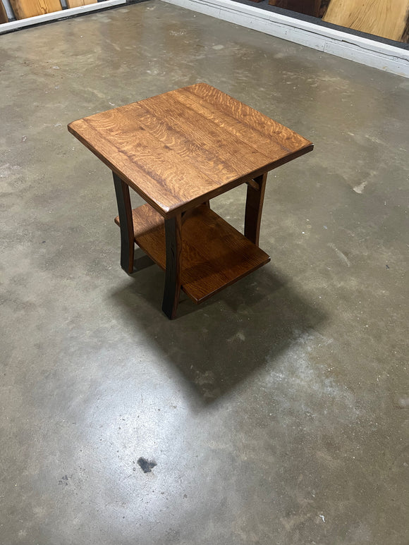 Square Quartersawn White Oak  End Table