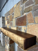 Live Edge Walnut Fireplace Mantel