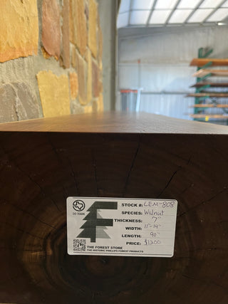 Live Edge Walnut Fireplace Mantel