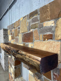 Live Edge Walnut Fireplace Mantel