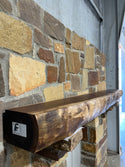 Live Edge Walnut Fireplace Mantel