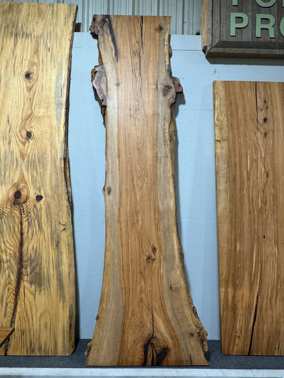 Live Edge Red River Pecan Wood Slab LES-588