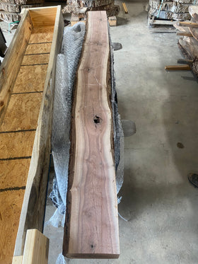 Unfinished Walnut Mantel