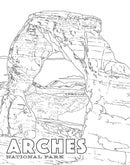 Insight Editions - The National Parks Poster Coloring Book-2