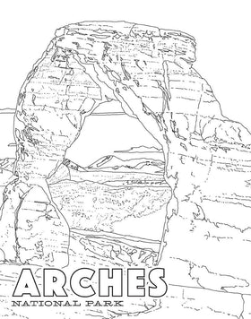 Insight Editions - The National Parks Poster Coloring Book - 0