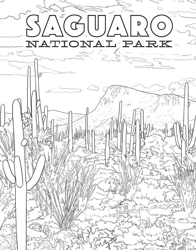 Insight Editions - The National Parks Poster Coloring Book