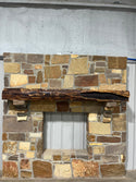 Live Edge Bois D' Arc Fireplace Mantel