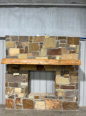 Live Edge Ash Fireplace Mantel