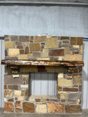 Live Edge Bois D' Arc Fireplace Mantel