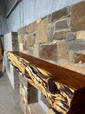 Live Edge Cedar Fireplace Mantel