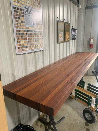 Butcher Block Sapele Slab