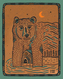 Land & She - Keeping Warm, Bear Cabin: 8x10-1