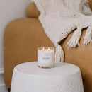 Lavender + Bergamot Glass Tumbler Soy Candle-3