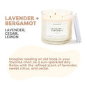 Lavender + Bergamot Glass Tumbler Soy Candle