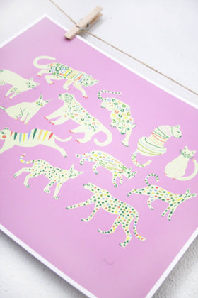 Leah Duncan - Kitty Print: 14 x 11 - 0