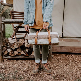 Leather Blanket Carrier