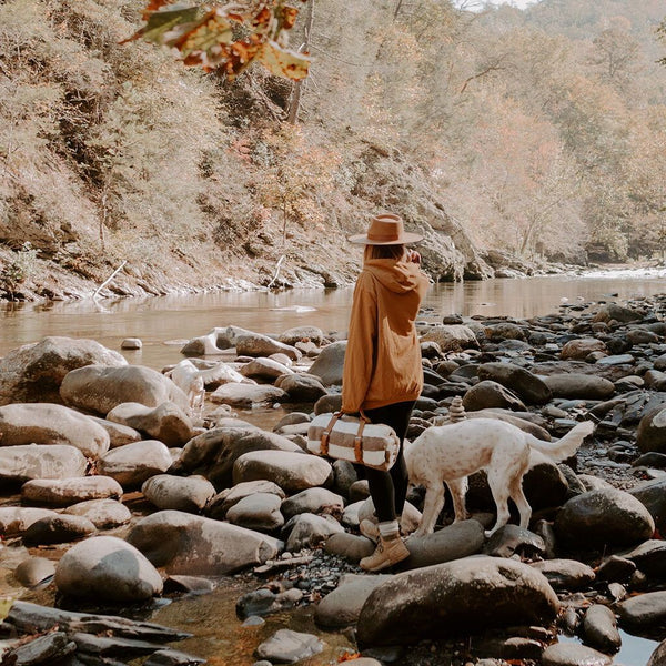 Leather Blanket Carrier