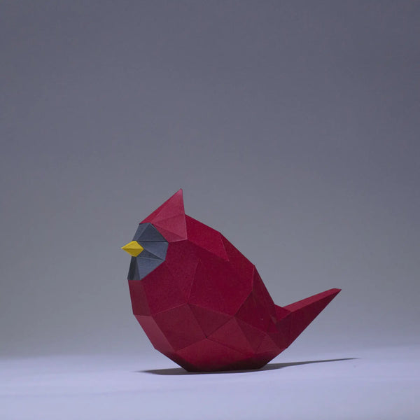 Low Poly Bird Origami Model