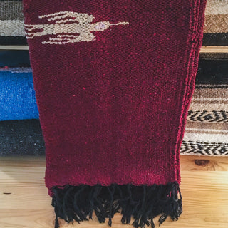 Burgundy Thunderbird Blanket