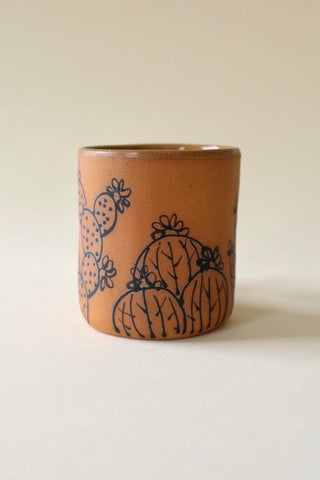 Melville Ceramics - Cactus House Mug: Orange + Black