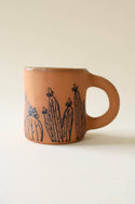 Melville Ceramics - Cactus House Mug: Orange + Black