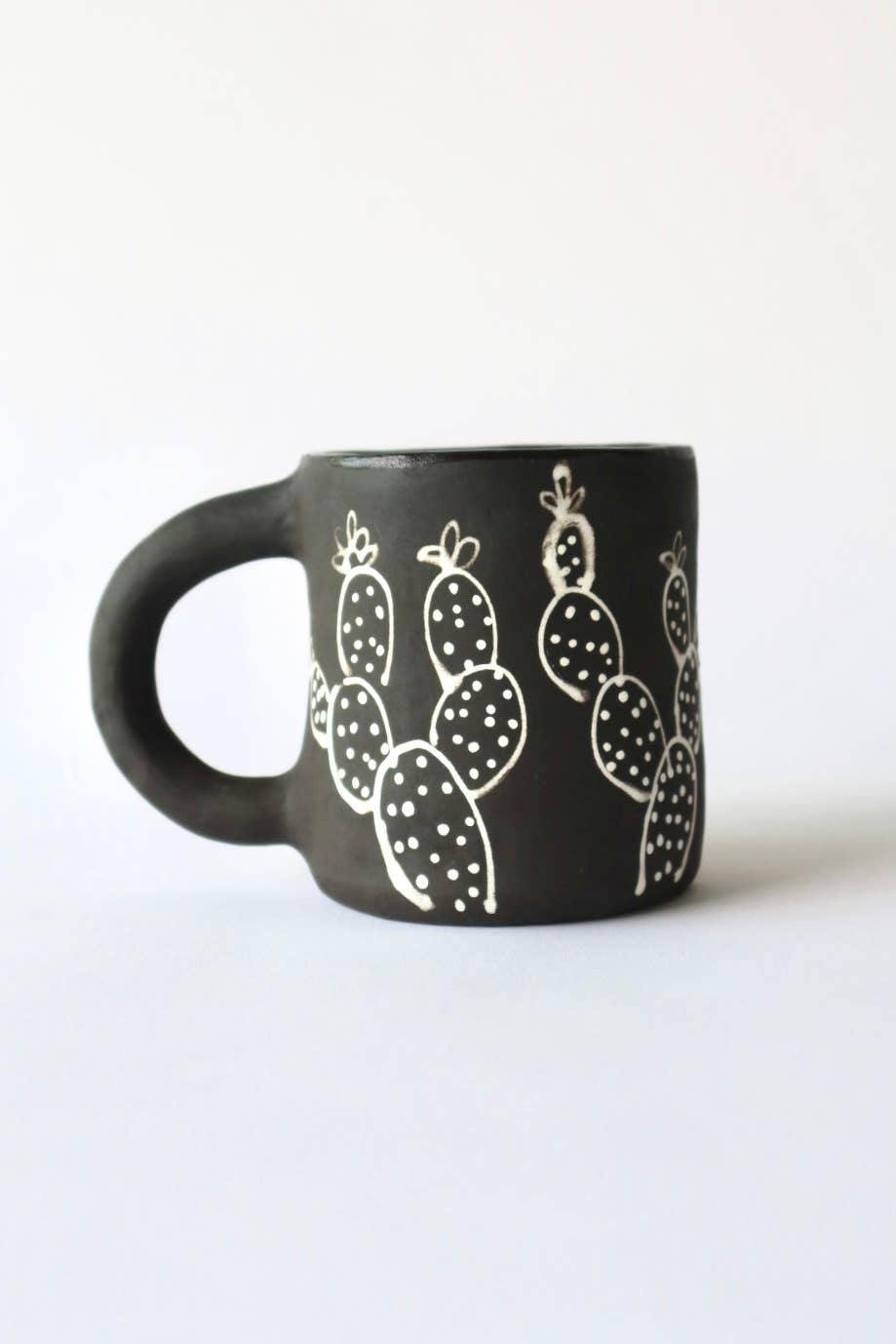 Melville Ceramics - Cactus House Mug: Orange + Black