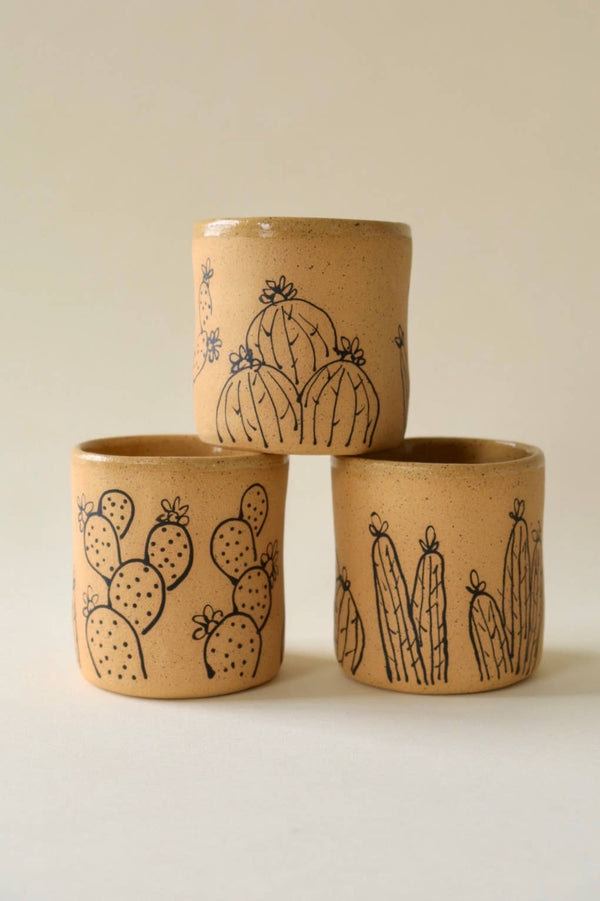 Melville Ceramics - Cactus House Mug: Orange + Black