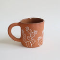 Melville Ceramics - Cactus House Mug: Orange + Black