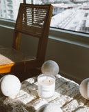 Musk + Teakwood Glass Tumbler Soy Candle-4