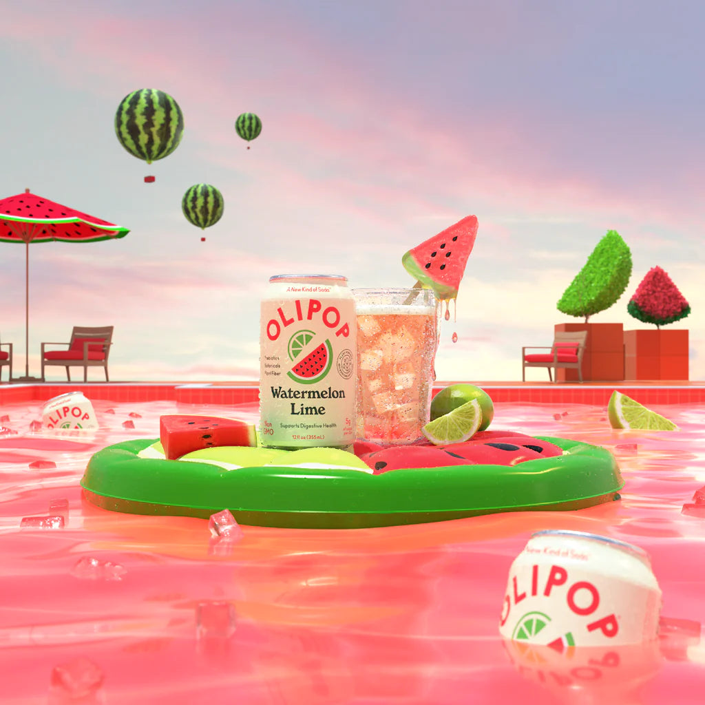Olipop Watermelon Lime (single) - 0