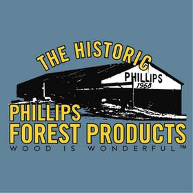 The Historic Phillips Forest Products Classic Tee (BLUE) - 0