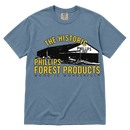 The Historic Phillips Forest Products Classic Tee (BLUE)-1