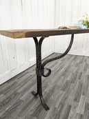 Wrought Iron Cuyahoga Sofa Table Base-1