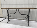 Wrought Iron Cuyahoga Sofa Table Base-4