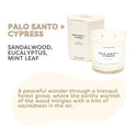 Calyan Wax Co. - Palo Santo + Cypress - Glass Tumbler Soy Candle