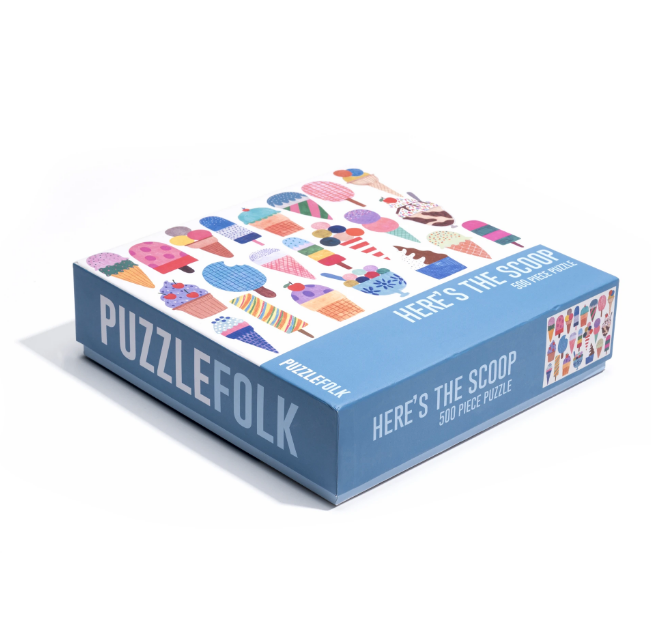 Puzzlefolk - Here's The Scoop 500 Piece Puzzle - 0
